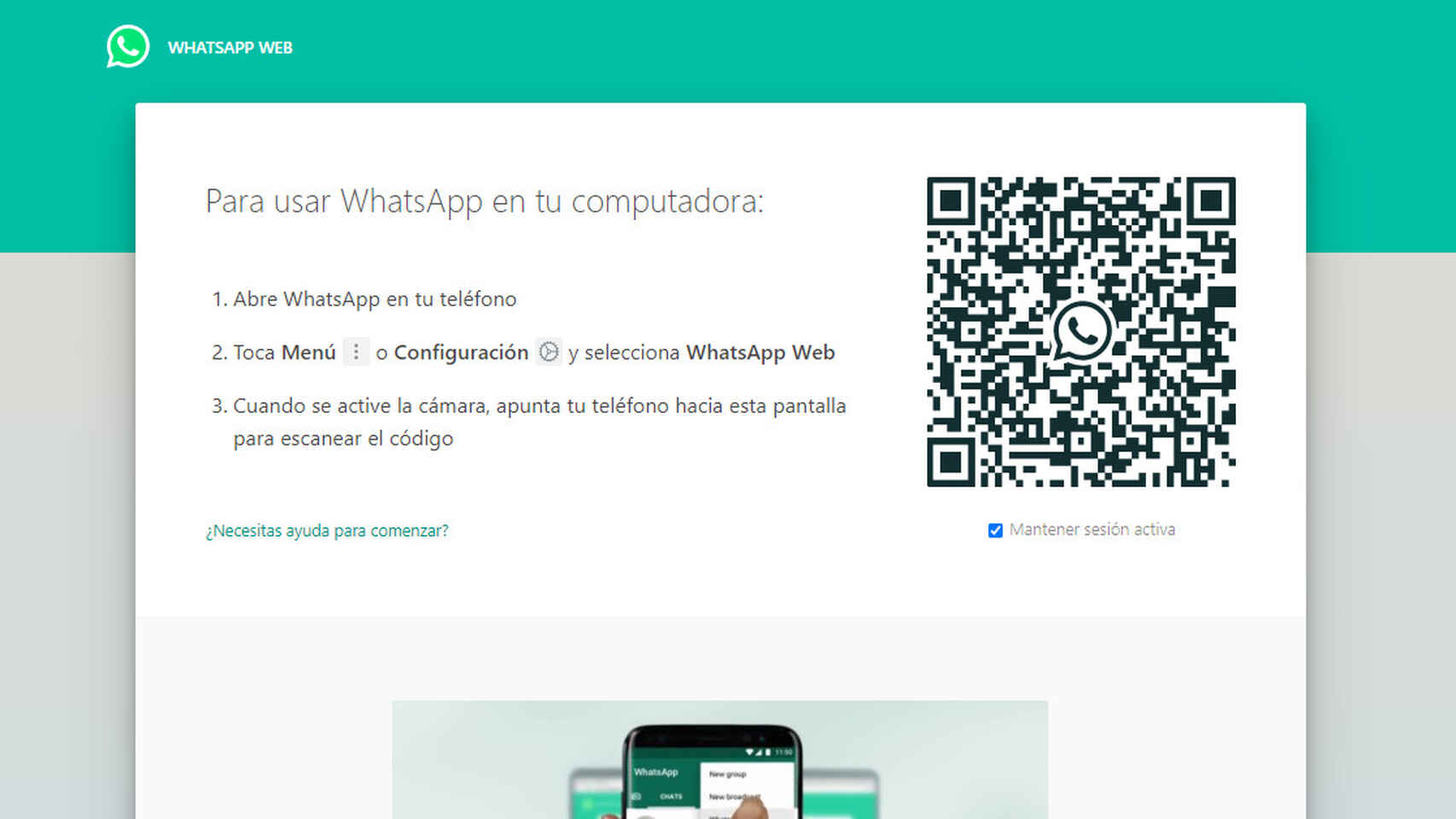 WhatsApp Web PC Actualizaciones