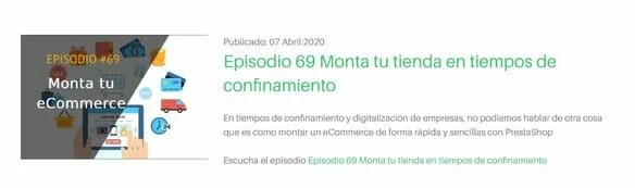 contenido de podcast
